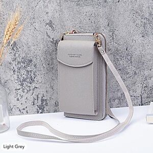 Stylish Light Grey Crossbody Bag